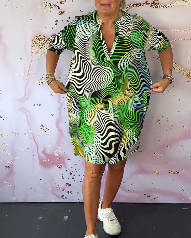 Sukienka Lara w Żywych Kolorach