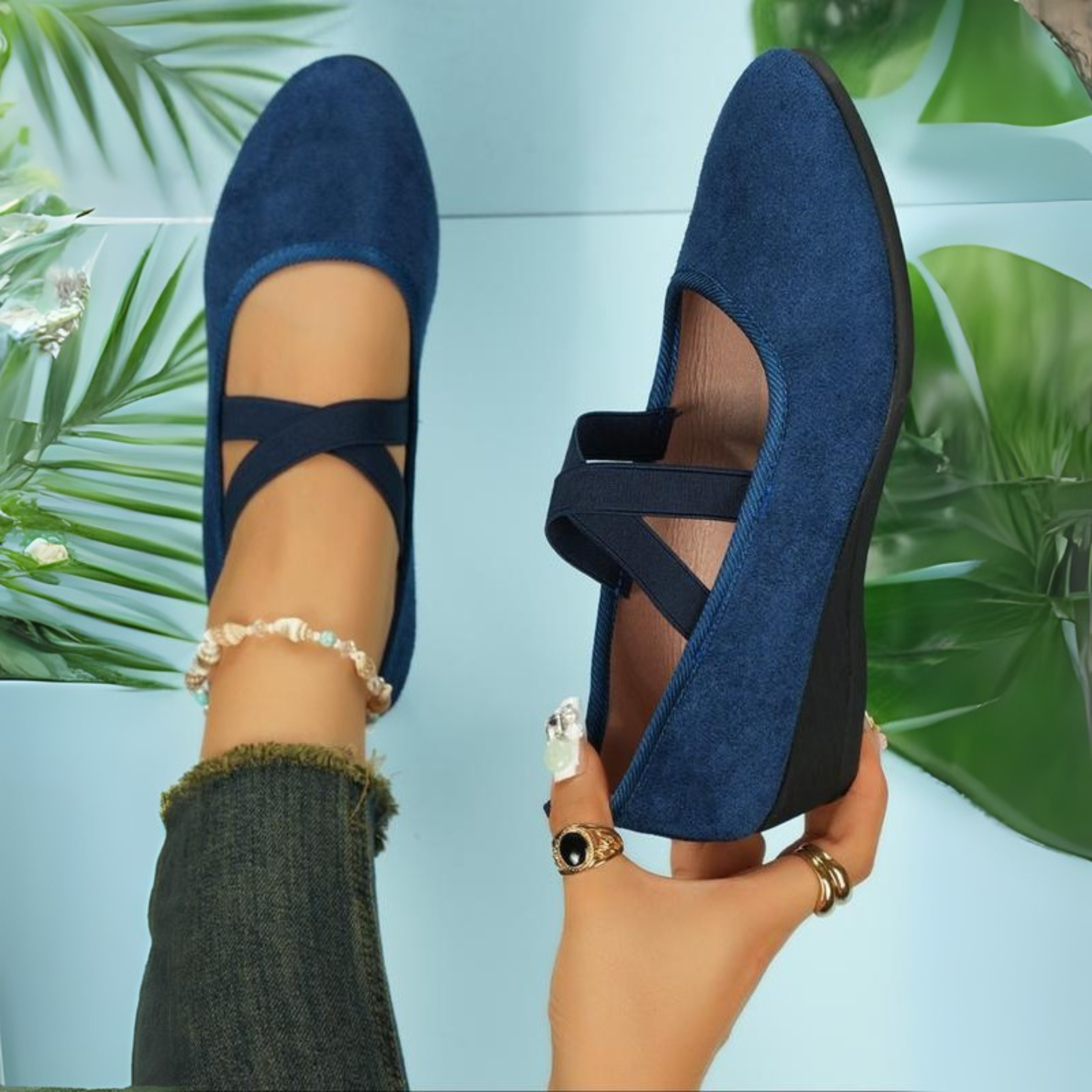 Calerinne | Zamyka Wedge Baleriny