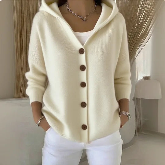 Philomène – sweter z kapturem z miękkiej bawełny