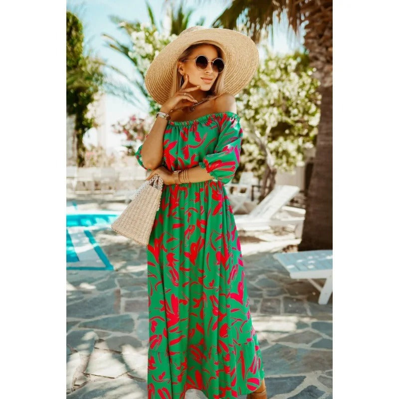 Roksana - Elegancka Sukienka Maxi na Wesele dla Kobiet