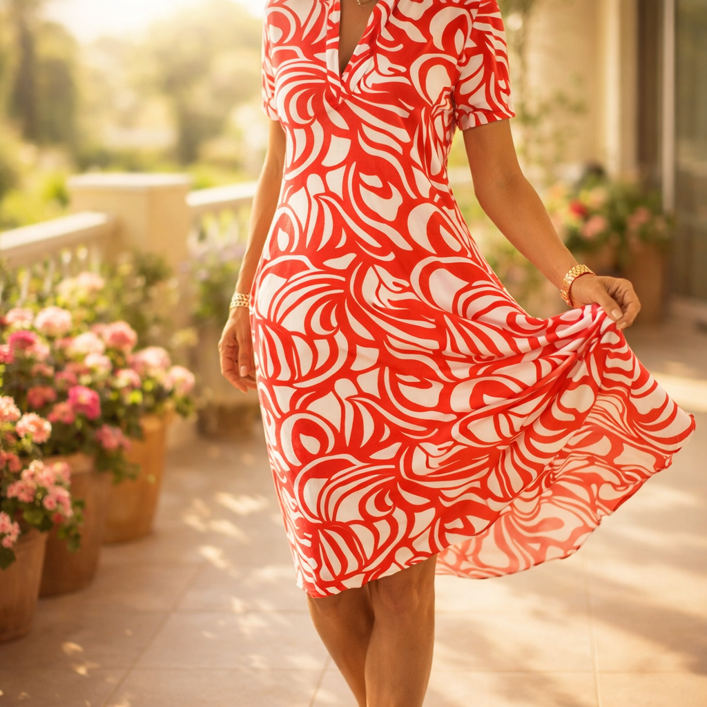 Marije – Sukienka z krótkim rękawem