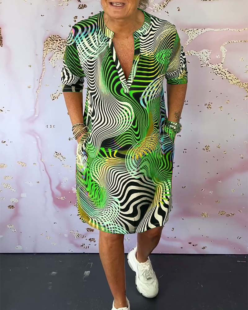 Sukienka Lara w Żywych Kolorach