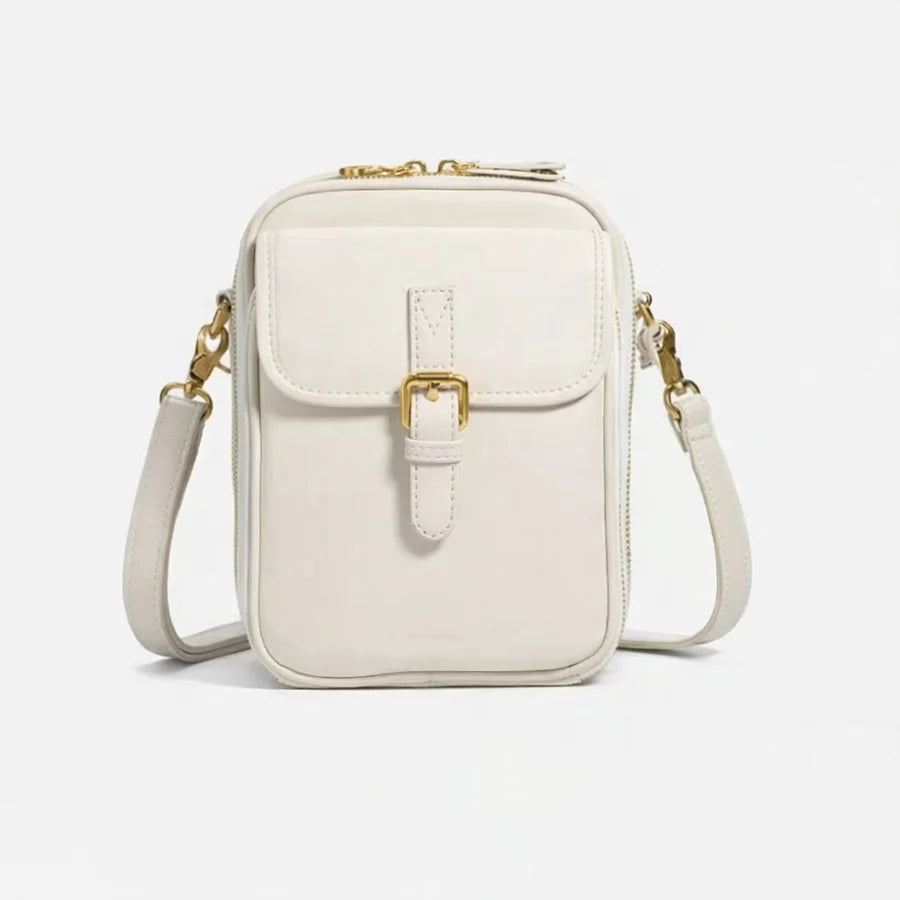 Kompaktowa Skórzana Torebka Crossbody