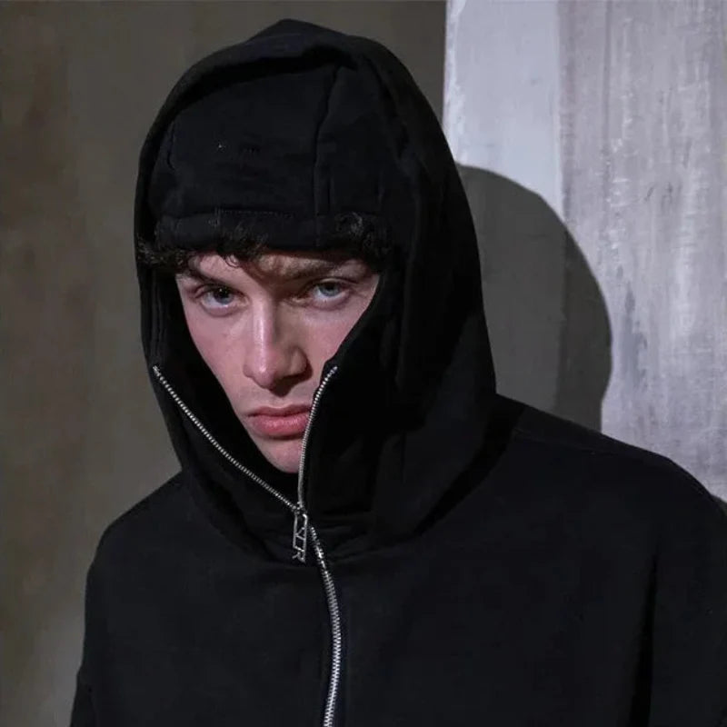 Bluza z kapturem Ninja™ | z maską i zamkiem błyskawicznym