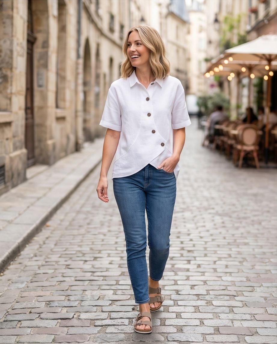 Casual Irregular Blouse
