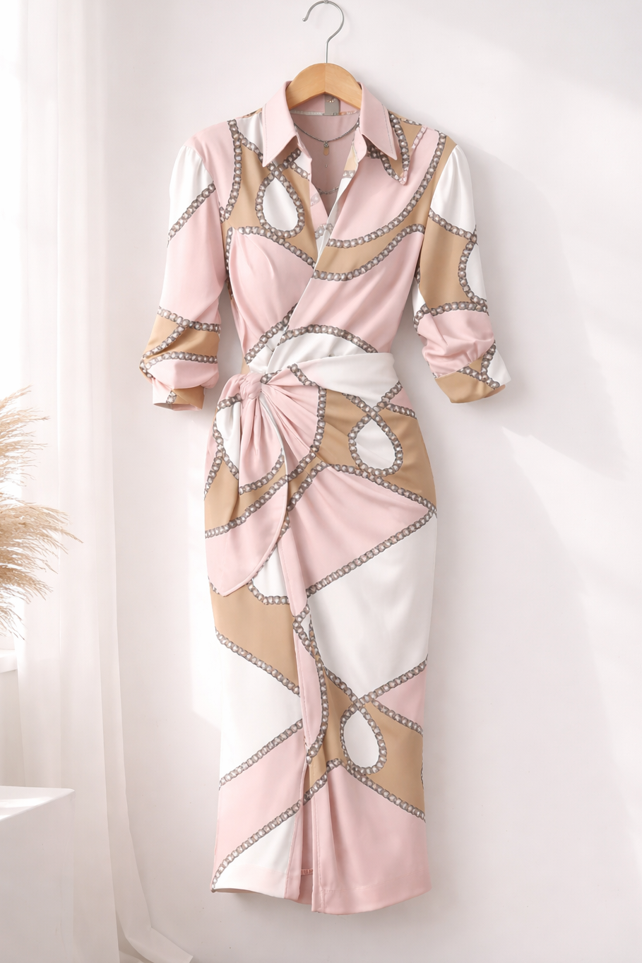 Lola - Maxi Print Sukienka