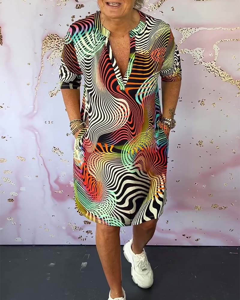 Sukienka Lara w Żywych Kolorach