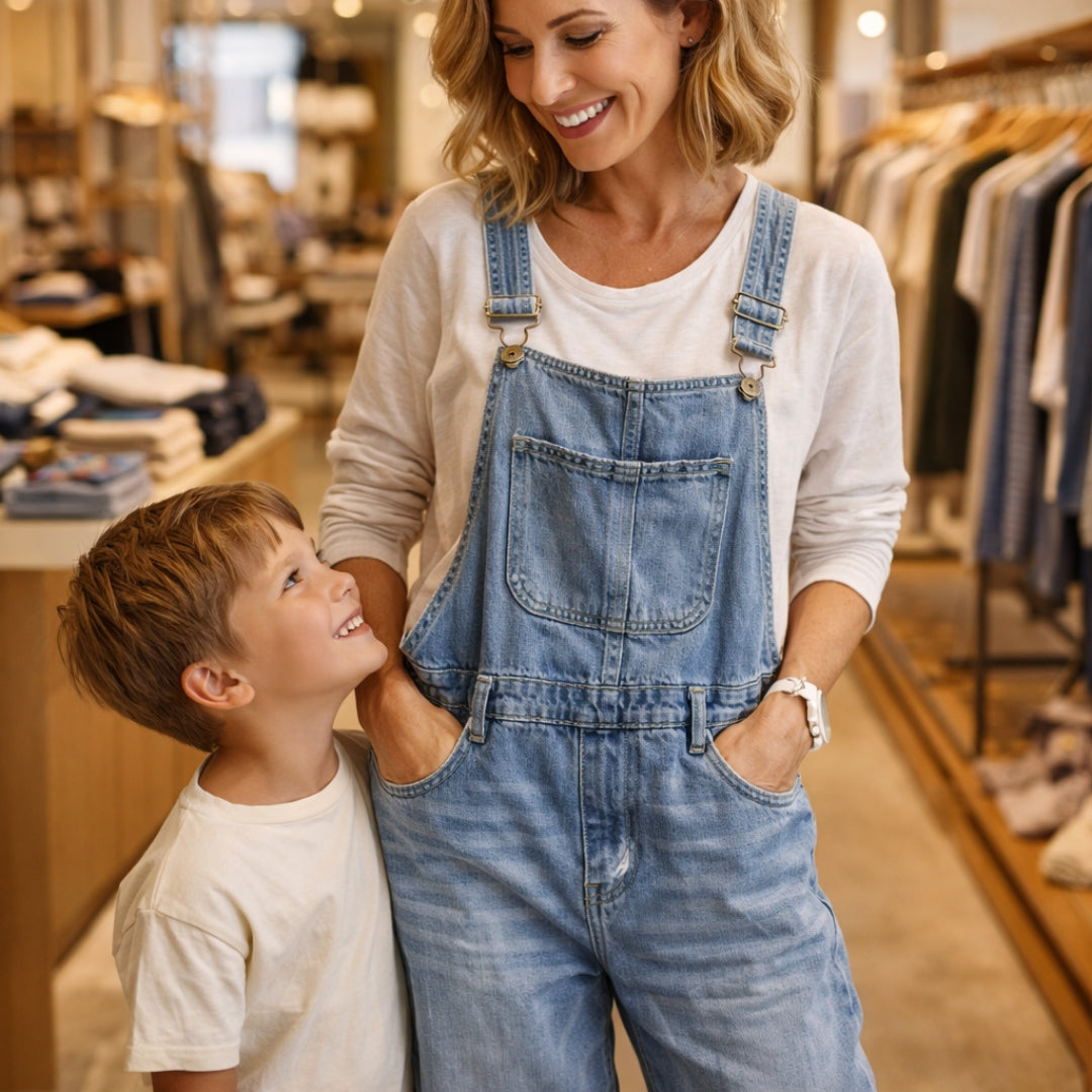 MAYA – Elegancki Kombinezon Denim Premium