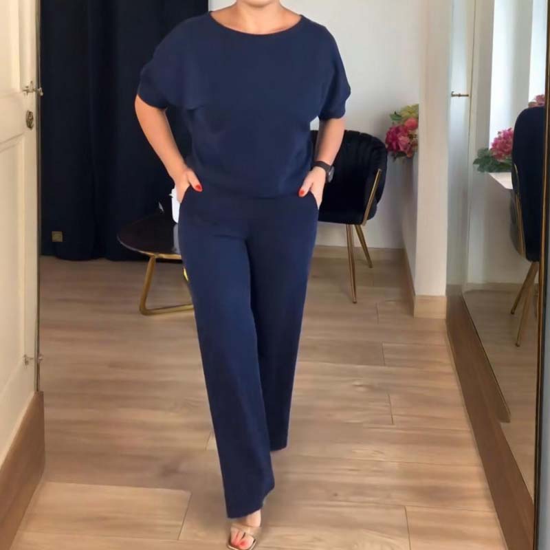 ⏳Tymczasowa oferta⏰Elegancki 3-częściowy zestaw składający się z długiego swetra, topu i spodni💞